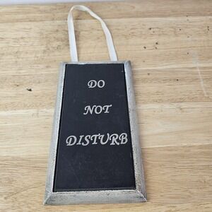Cost Plus 2012 Farmhouse Coastal Do not disturb door locked closet‎ hanging sign